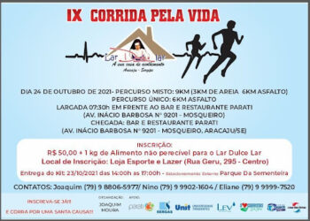 Estudantes da Unit participam da nona edição da ‘Corrida pela Vida’