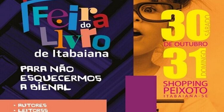 Itabaiana sediará Feira de Livros nos dias 30 e 31