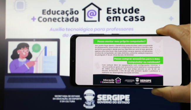 Governo de Sergipe paga o auxílio tecnológico a mais de 5.700 professores