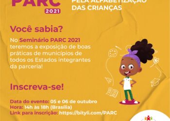 Seminário “Parceria pela Alfabetização em Regime de Colaboração” acontece nos dias 5 e 6 de outubro