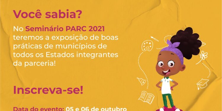 Seminário “Parceria pela Alfabetização em Regime de Colaboração” acontece nos dias 5 e 6 de outubro