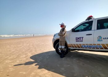 SMTT reforçará a fiscalização na faixa de areia de Aracaju nesse feriado prolongado