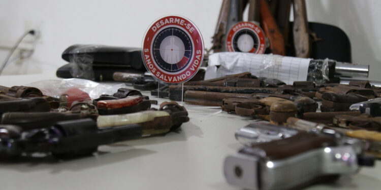 Em 2021, Desarme-SE já recolheu cerca de 100 armas entregues de forma voluntária