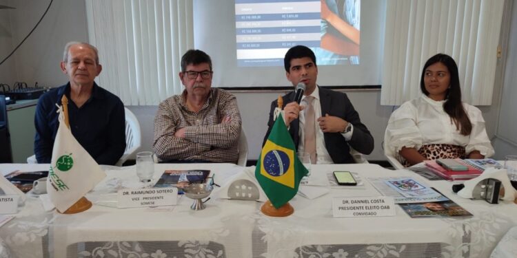 Presidente eleito da OAB de Sergipe destaca desafios futuros em almoço na SOMESE