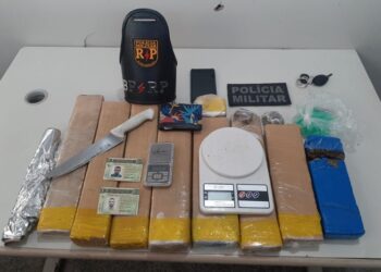 PM apreende 10 Kg de maconha durante abordagem no Bairro Coroa do Meio