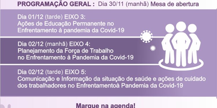 Escola de Saúde Pública de Sergipe apresenta experiências na Mostra Nacional de Gestão do Trabalho e Educação na Saúde em Tempos de Pandemia