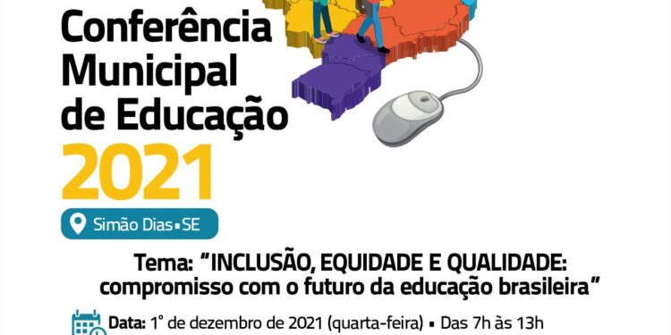 1ª Conferência Municipal de Educação será realizada em Simão Dias no dia 1 de dezembro