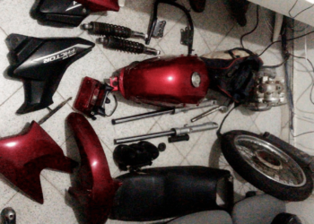 Polícia Civil prende suspeito de desmanche e revenda de peças de motocicleta