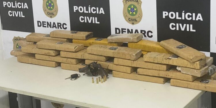 Polícia Civil apreende 40 kg de maconha em Nossa Senhora do Socorro