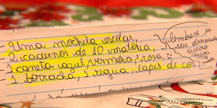 Adoção das cartinhas do Papai Noel dos Correios começa nesta segunda-feira, 22