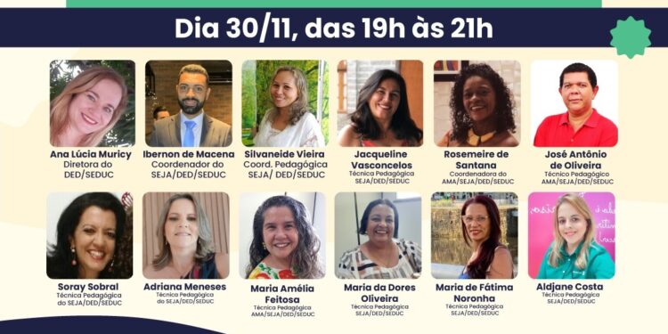 Projetos em metodologias ativas na EJA serão apresentados em live no dia 30 de novembro