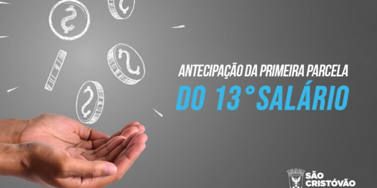 Prefeitura de São Cristóvão antecipa primeira parcela do 13º e injeta quase R$ 1 milhão na economia local
