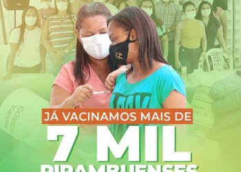 Pirambu ultrapassa a marca de 7 mil pessoas vacinadas contra covid-19