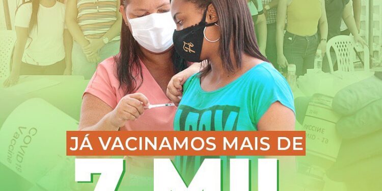 Pirambu ultrapassa a marca de 7 mil pessoas vacinadas contra covid-19