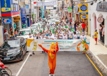 Prefeitura de Lagarto realiza passeata pelos animais nas ruas de Lagarto