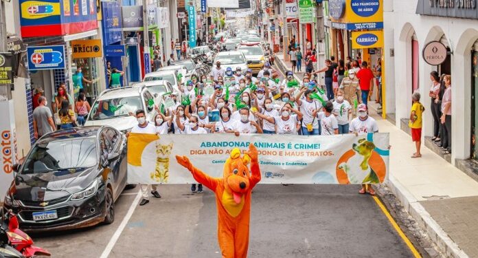 Prefeitura de Lagarto realiza passeata pelos animais nas ruas de Lagarto