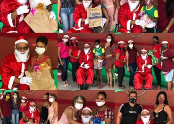 Prefeitura de Barra realiza festa de Natal para crianças e adolescentes assistidos pelo SCFV