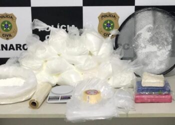 Denarc estoura novo laboratório de refino de cocaína e apreende 50 quilos da droga