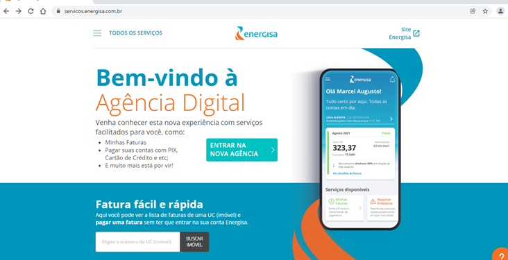 Nova agência digital da Energisa torna mais ágil busca por serviços
