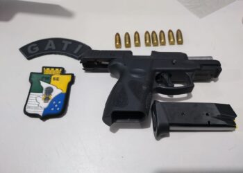 Polícia Militar apreende pistola 9mm na Barra dos Coqueiros