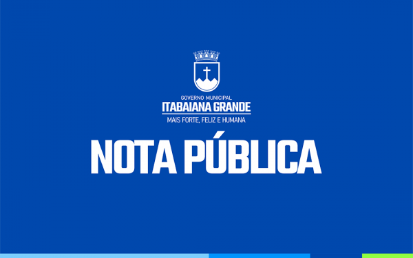 Governo de Itabaiana divulga Nota Pública sobre o atendimento das Unidades Básicas de Saúde