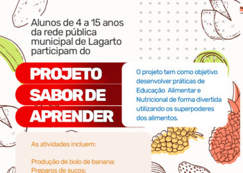 Prefeitura de Lagarto inova na educação com o projeto Sabor de Aprender