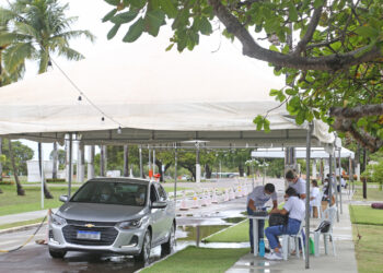 Vacinação no drive da Sementeira será até 13h a partir de segunda-feira, dia 6