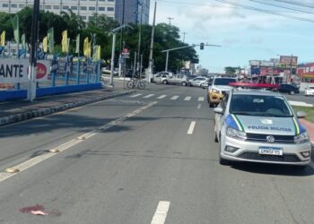 CPTRAN registra acidente onde condutor atropela mãe e filho na Avenida Rio de Janeiro, em Aracaju
