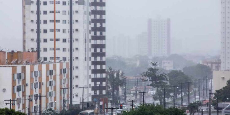 Chuvas leves ocorrerão nos próximos dias em quase todo o estado