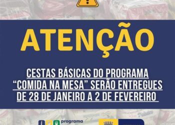 Prefeitura de Barra divulga cronograma de entrega das cestas básicas do programa “Comida na Mesa”
