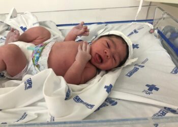 Primeiro bebê da rede pública de 2022 em Sergipe é um menino e nasceu na Maternidade Nossa Senhora de Lourdes