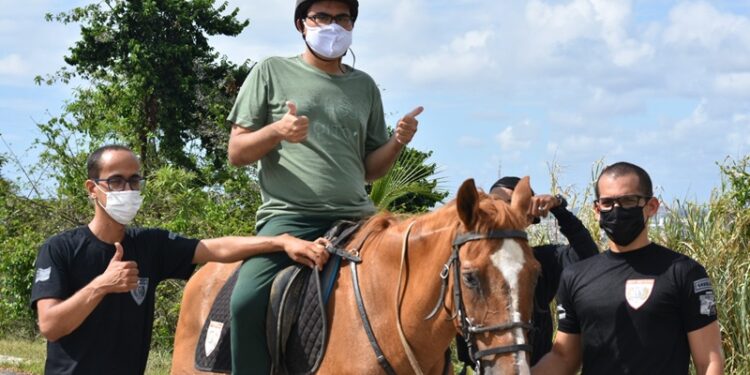 Equoterapia do Esquadrão de Polícia Montada retoma atividades