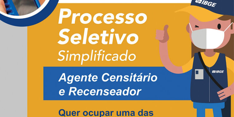 IBGE deu início ao processo seletivo para o Censo 2022, Prefeitura de Lagarto é parceira