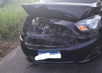 Motorista embriagado colide em uma viatura da Polícia Civil no município de Salgado, na SE-270