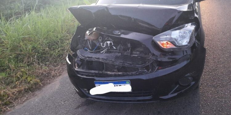 Motorista embriagado colide em uma viatura da Polícia Civil no município de Salgado, na SE-270