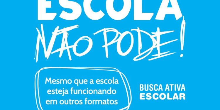 FORA DA ESCOLA NÃO PODE: Prefeitura de Pirambu realizará a Semana da Busca Ativa Escolar
