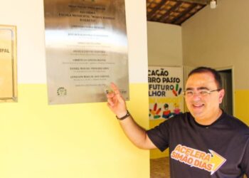 Prefeitura entrega o terceiro prédio escolar reformado dentro do Programa Acelera Simão Dias