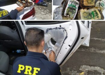 PRF apreende 30 pacotes de haxixe em Itabaiana
