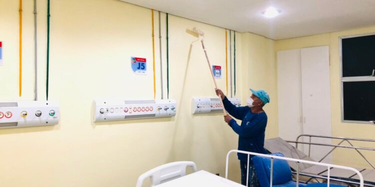 Secretaria de Estado da Saúde reforma ala de internamento da oncologia pediátrica do Huse em parceria com a Avosos