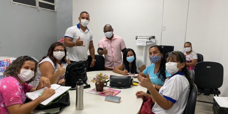 Vereador Binho visita UBS Onésimo Pinto