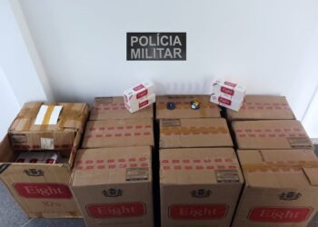 Polícia militar apreende mais de 100 mil cigarros clandestinos em Lagarto