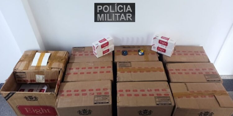 Polícia militar apreende mais de 100 mil cigarros clandestinos em Lagarto