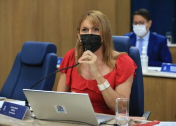 Linda Brasil comemora a aprovação das emendas do pagamento do Piso Salarial dos professores e agentes de saúde