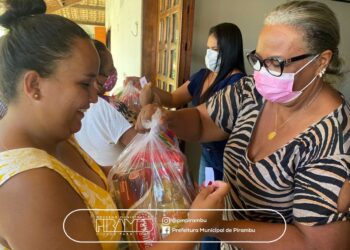Prefeitura de Pirambu realiza mais uma entrega de cestas básicas do programa “Cesta de Todos”