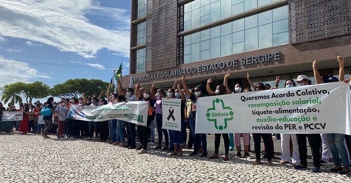 Trabalhadores da Saúde deliberam paralisação e proposta de 34,44% de reajuste no Acordo