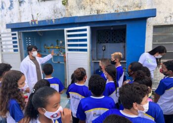 Programação alusiva a Semana da água é iniciada com ações voltadas aos alunos das escolas das redes particular e municipal de Estância
