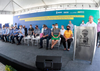 Belivaldo Chagas entrega obras de mais de R$ 150 milhões para reforço do abastecimento de água e ampliação da rede de esgoto na Grande Aracaju