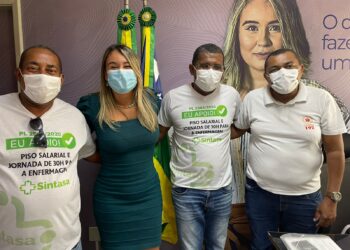 Sintasa e Sindconam-SE buscam apoio de Kitty Lima para equiparação de reajuste salarial de 34% do Governo do Estado