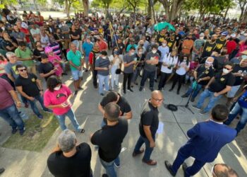 Polícia Unida protesta contra reajuste proposto pelo Governo