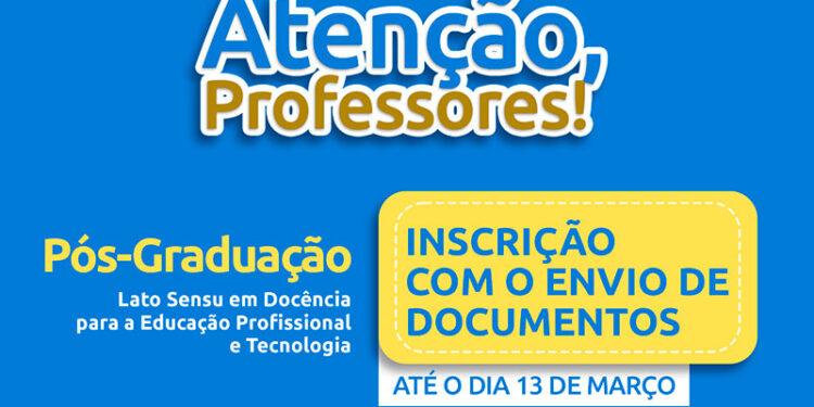 Prefeitura de Lagarto disponibiliza pós-graduação aos Professores da Rede Pública Municipal